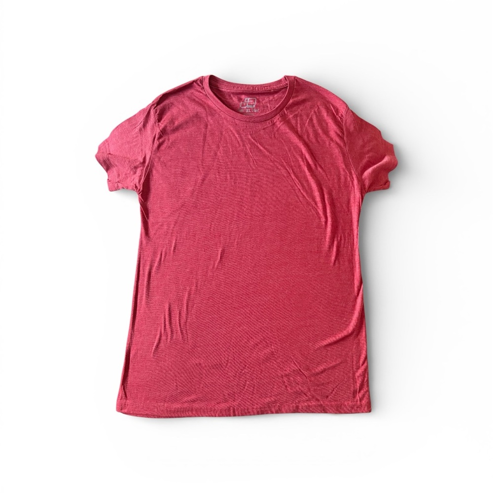 Youth Lot of 8 Red Crew Neck Unisex Tee